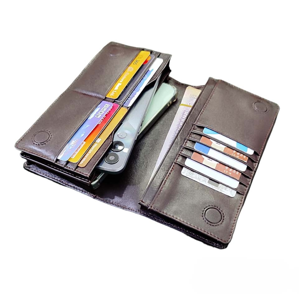 2Mobile Long wallet magnet system with zeeper Version 2.0 (Chocolate-L32) - Image 2