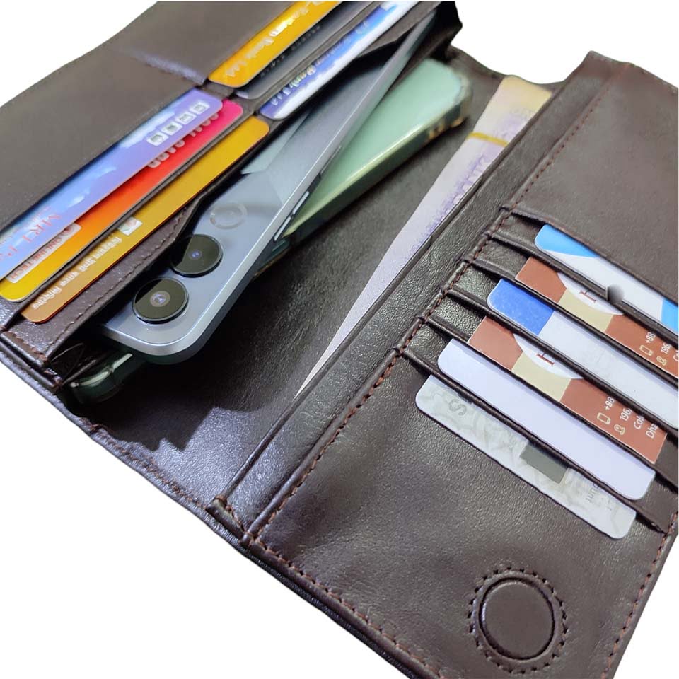 2Mobile Long wallet magnet system with zeeper Version 2.0 (Chocolate-L32) - Image 6