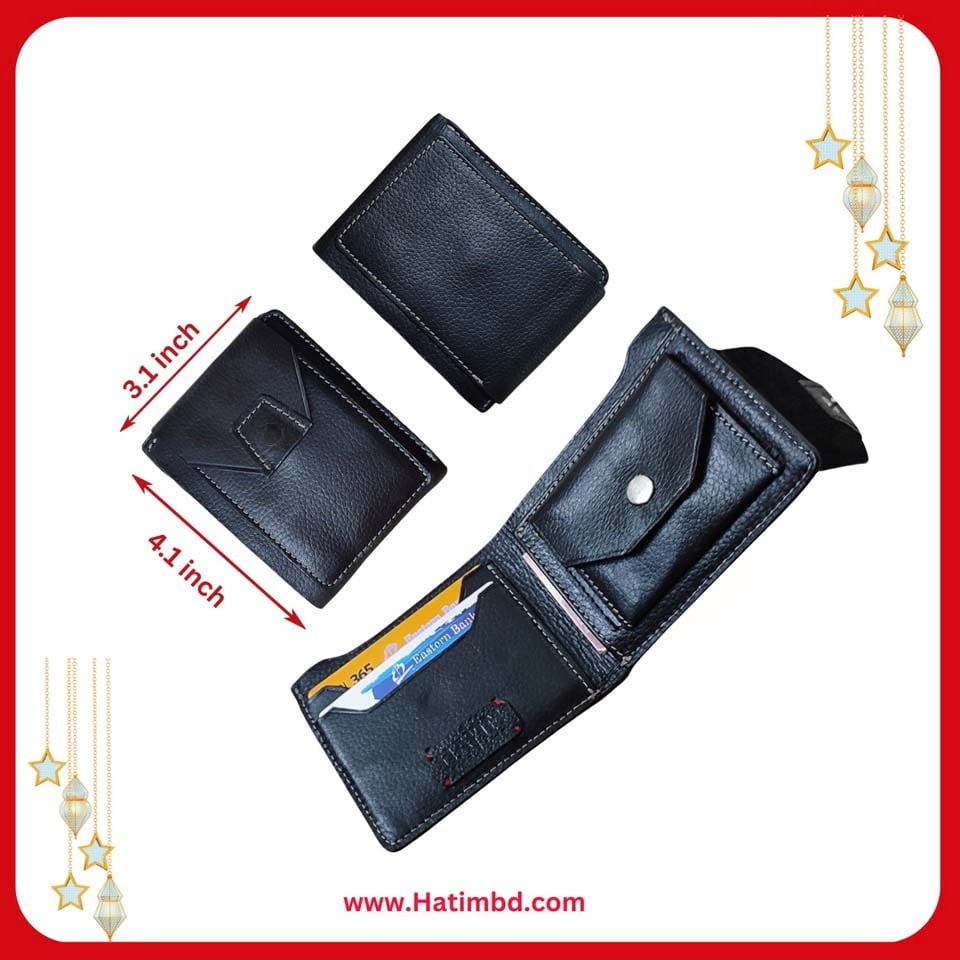 Original leather Mini Short Wallet -S08