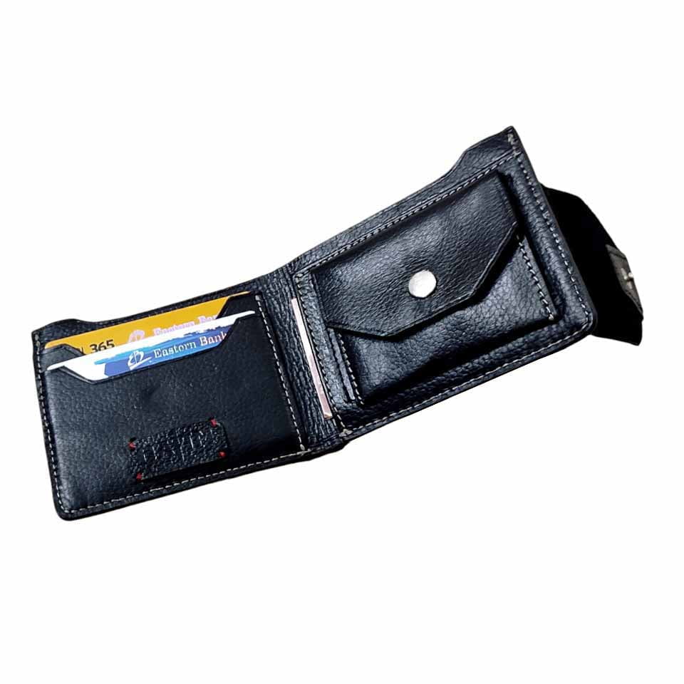 Original leather Mini Short Wallet -S08 - Image 3
