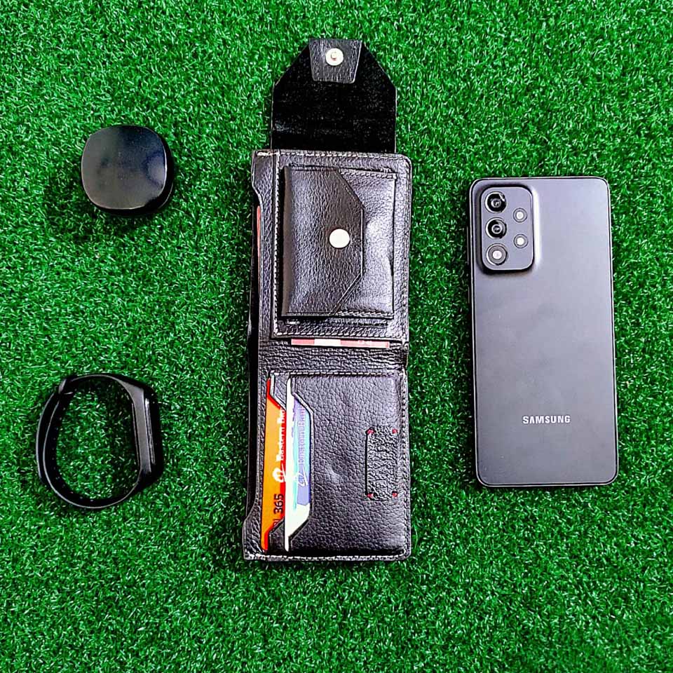 Original leather Mini Short Wallet -S08 - Image 9